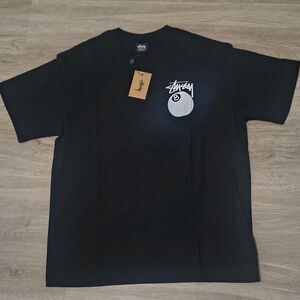 🔥 Stüssy 8 Ball Graphic Tee – Black – Size L – New With Tag 🔥